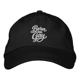 Born This Gay Pride Broderad Keps
