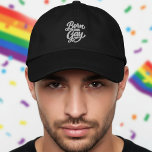 Born This Gay Pride Broderad Keps<br><div class="desc">Celebrate authenticity and pride with the bold “Born This Gay” embroidered cap design by Ricaso . Simple, confident, and empowering, this statement embraces identity with humor, honesty, and a strong sense of self. Clean embroidered lettering keeps the look modern and stylish while letting the message stand proudly on its own....</div>