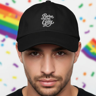 Born This Gay Pride Broderad Keps