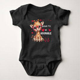 Born till Aditable Baby Bodykostym T Shirt