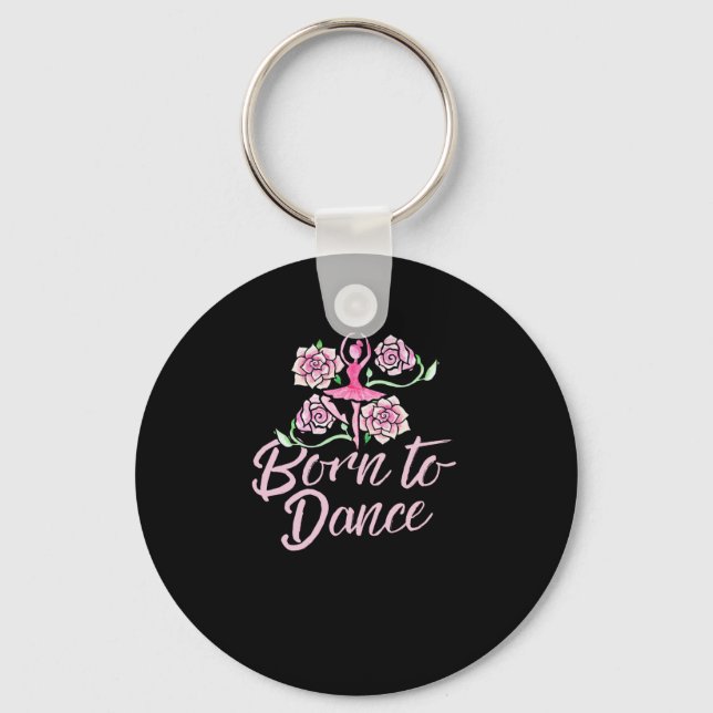 Born till Ballet Dance Nyckelring (Framsida)