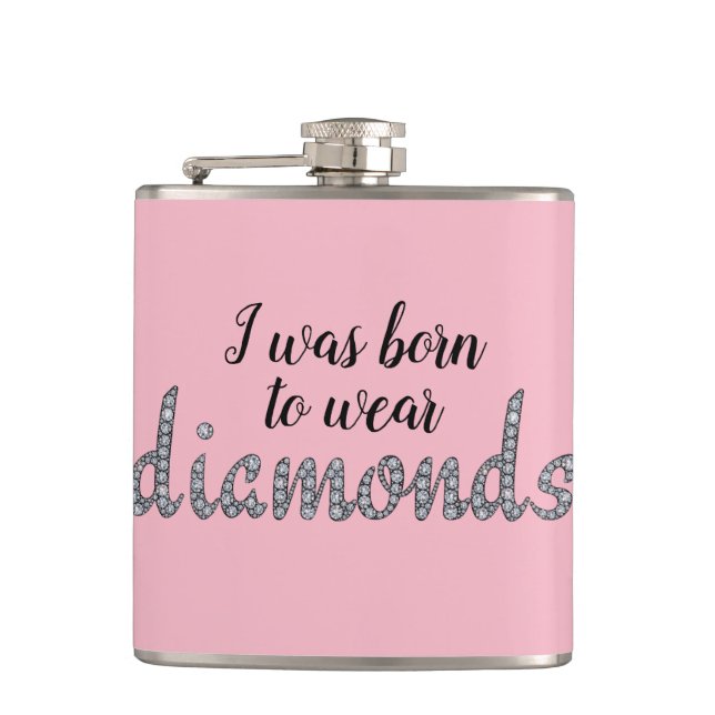 Born till Bära Diamonds faux-bling-design Fickplunta (Framsidan)