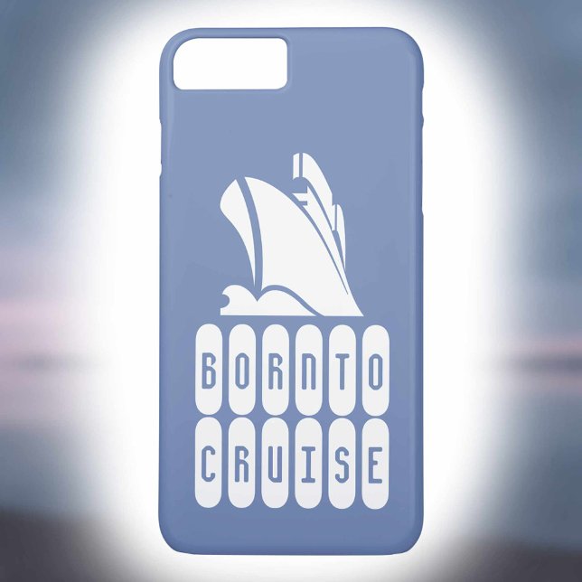 Born till Cruise. A fodral för kryssning älskare Case-Mate iPhone Skal (Skapare uppladdad)