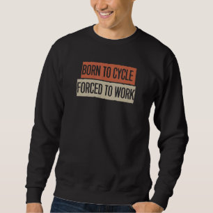Born till cykel tvingad att arbeta lång ärmad tröja