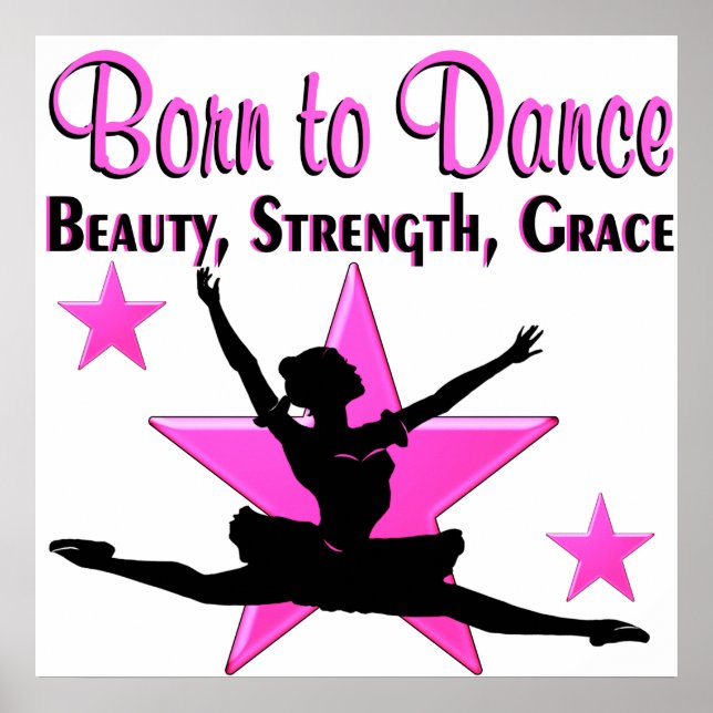 BORN TILL DANCE POSTER (Framsidan)