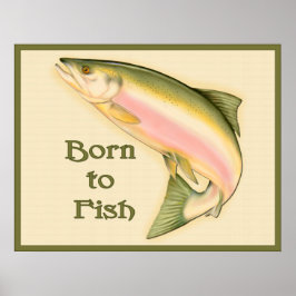 Born till fisken Poster