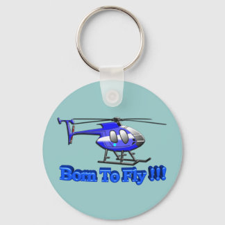 Born till Fly!! Helikopter Nyckelring