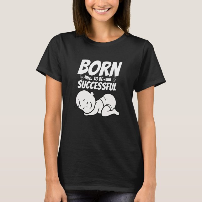 Born till framgång - med pojke t shirt (Framsida)