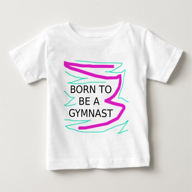 Born till Gymnast T-shirt (Framsida)