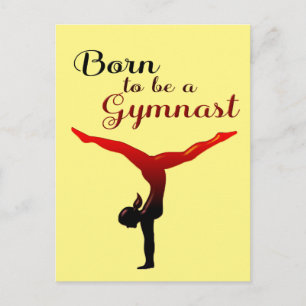Born till Gymnast Vykort