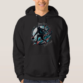 Born till konkurrent - Motiverande sport Hoodie
