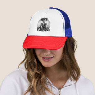 "Born till Play Pétanque" - Bäran är den stolt! Keps