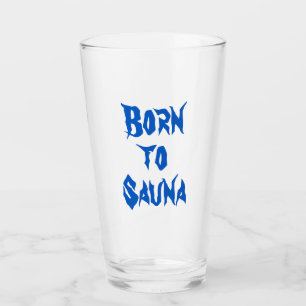 Born till Sauna Finlands glasumbler Glaskopp