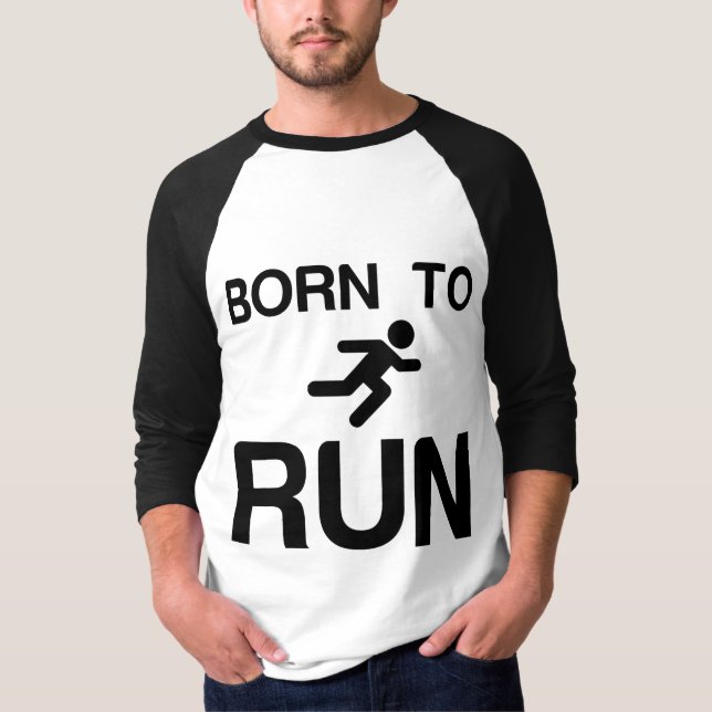 BORN TILL SPRINGA T SHIRT (Framsida)