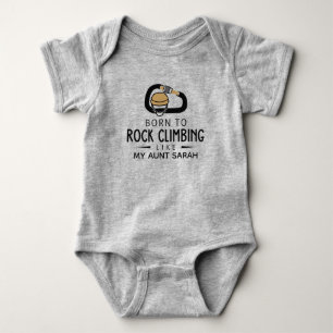 Born till Sten klättring som min Moster Boulding T Shirt