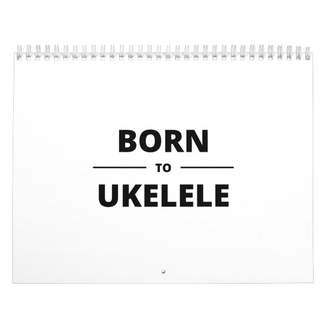 BORN TILL UKELELE KALENDER (Omslag)