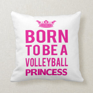 Born till Volleyball Princess Pillow Kudde