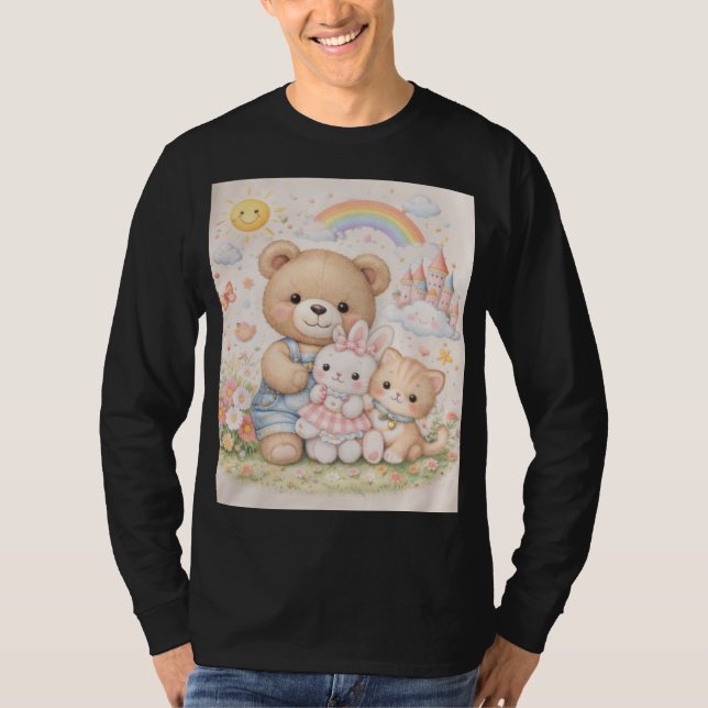 Born to Be Cute T Shirt (Framsida)