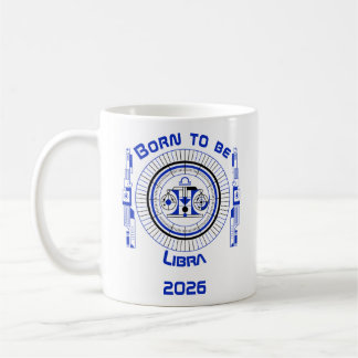 Born to be Libra Kaffemugg