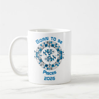 Born to be Pisces Kaffemugg