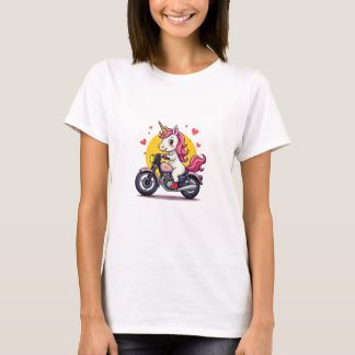 Born To Bike Unicorn I Motorcycle Fan Biker Fun Ta T Shirt