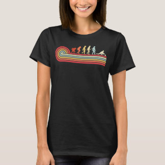 Born To Curl Vintage Evolution Curling Retro T Shirt