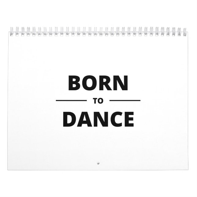 BORN TO DANCE KALENDER (Omslag)