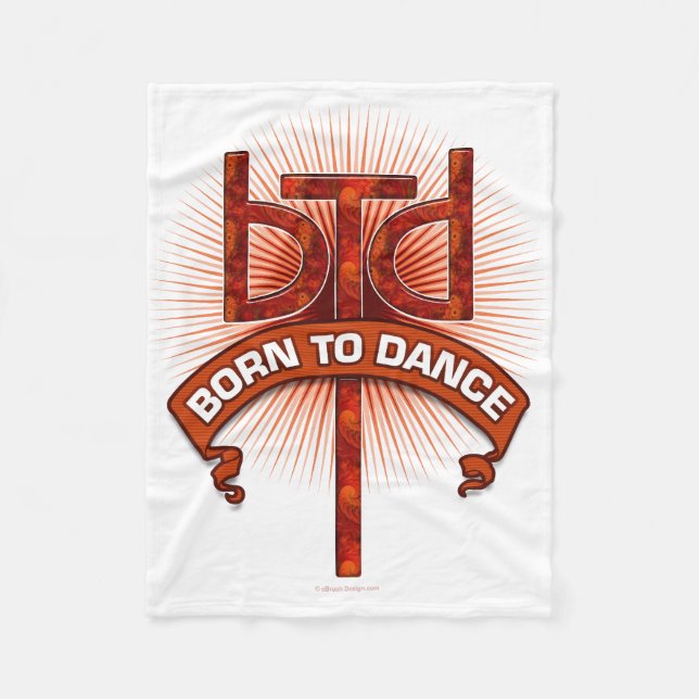 Born To Dance (Redstone) Fleecefilt (Framsidan)