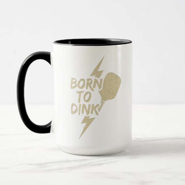 Born to Dink Premium Mugg (Vänster)