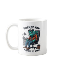 Born to Fish, Work Mug