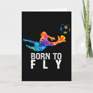Born To Fly Goalie Soccer Funny Goalkeepers  Kort