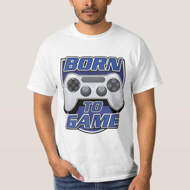 Born To Game-logotyp T Shirt (Framsida)
