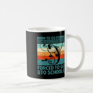 Born to Go FishForced School Kaffemugg
