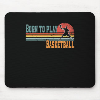 Born to Play Basketball Fläkt Basketball Player 1 Musmatta