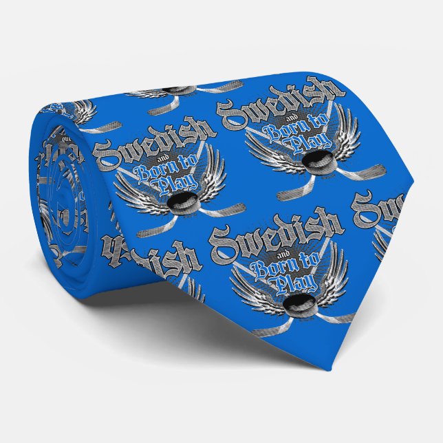 Born to Play (svenska) Neck Tie Slips (Rullad)