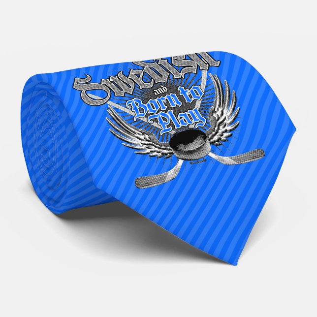 Born to Play (svenska) Neck Tie Slips (Rullad)