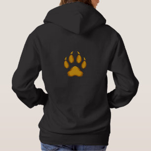 Born to Prowl – Gyllene tvättbjörnshand Hoodie T Shirt