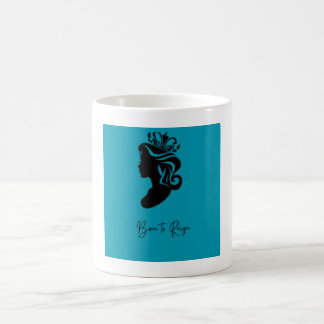 Born to Reign – Empowerment Mug with Crowned Woman Kaffemugg