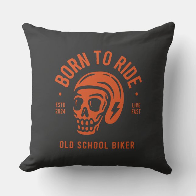Born to Ride Kudde (Framsida)