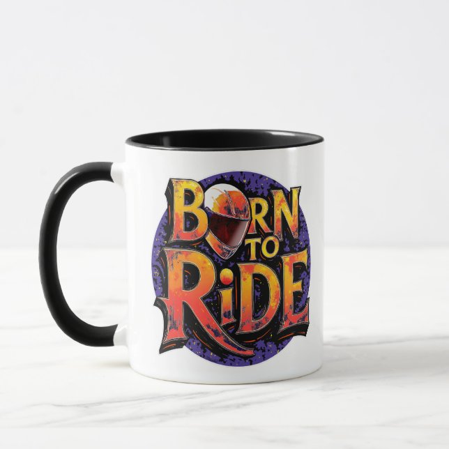 Born to Ride Mug Mugg (Vänster)