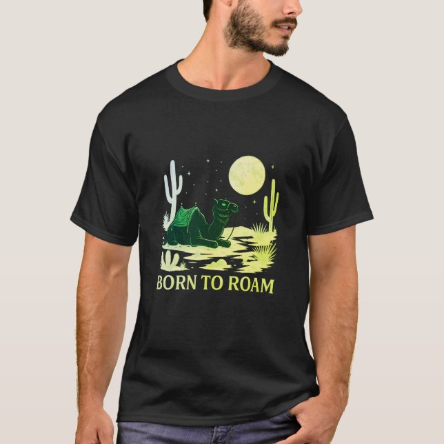 Born to Roam T Shirt (Framsida)