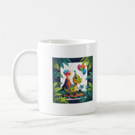 Born to Roar – Personalized Dinosaur Mug for Kids Kaffemugg