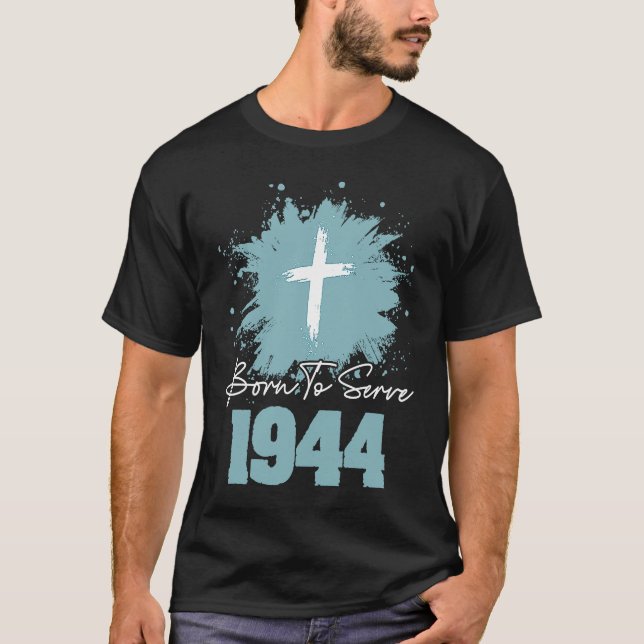 Born To Serve 1944 T Shirt (Framsida)