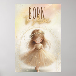 Born to shine, Girl poster