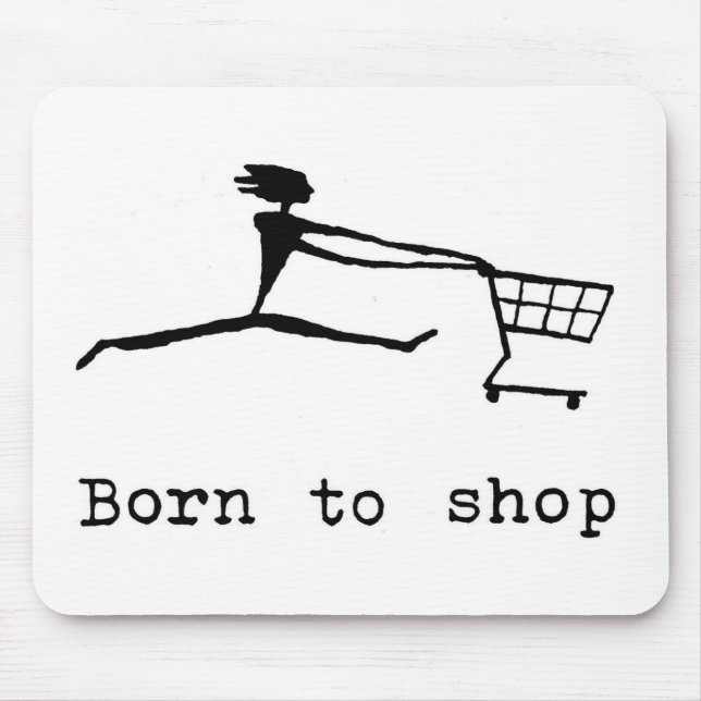 Born to shop musmatta (Framsidan)