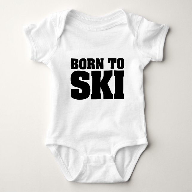BORN-TO-SKI-01.png Tee (Framsida)
