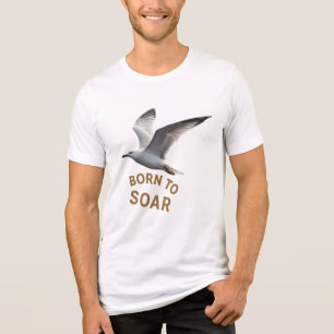 Born to Soar – Inspirerande Flygande Fågel T-Shirt