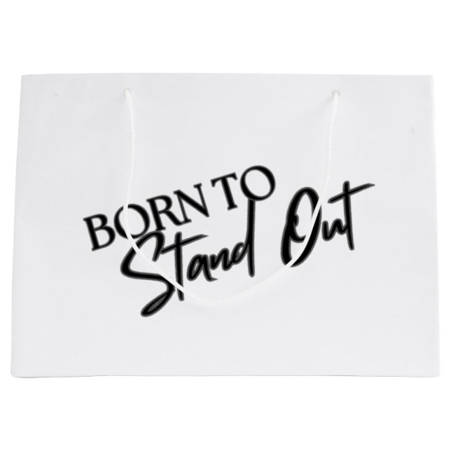 "Born to Stand Out” Motivational Quote Design  (Framsidan)