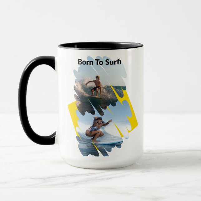 Born to Surf Tea Mug Mugg (Vänster)