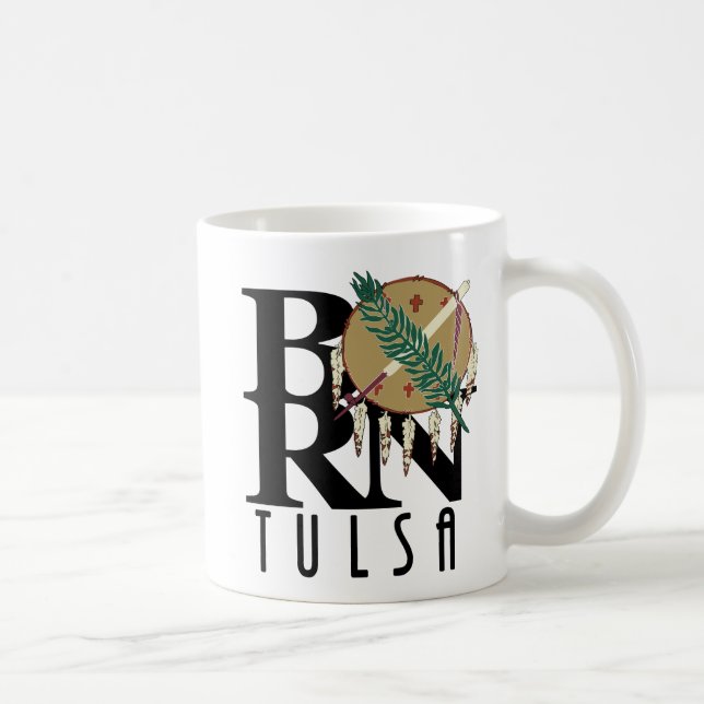 BORN Tulsa Oklahoma 11oz Kaffemugg (Höger)